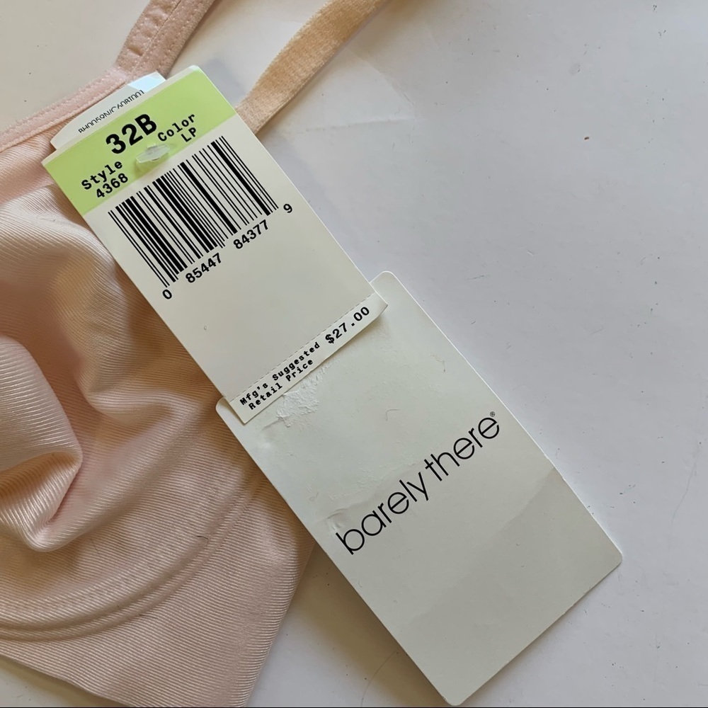 BARELY THERE light pink natural stretchy soft cup underwire bra minimalist - Picture 3 of 8